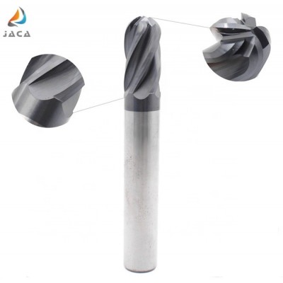 Solid carbide standard flute 4 flutes square end mill